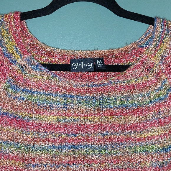 CG•|•CG Womens Knit Multicolor Sweater | Medium - Picture 5 of 6